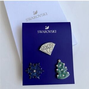 ✨Swarovski Brooch Pin Set – Holiday Edition (Set of 3)
